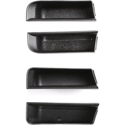 4Pcs Front and Rear Door Handle Storage Box Fit for Benz B GLB Class W247 X247 2020 ABS Black Car Interior Decor