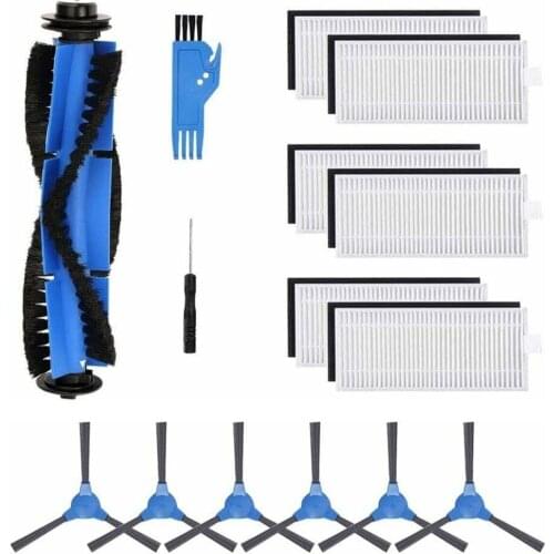 6 Brushes + 6 Filters + 1 Main Brush + 1 Cutter Replacement Parts Accessories For Kyvol Cybovac E20,E30,E31 Robot Vacuum Cleaner