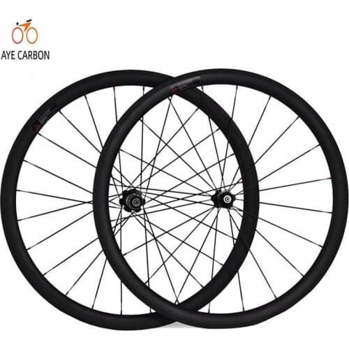 Quick release carbon road bicycle wheels 700c chilcher 38mm depth wheelset with Fastace straight pull hubs