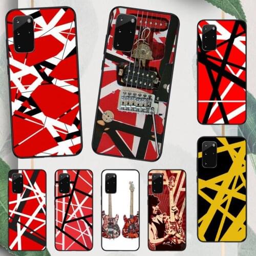 Eddie Van Halen Graphic Guitar Phone Case For Samsung A50 A51 A71 A20E A20S S10 S20 S21 S30 Plus ultra 5G M11