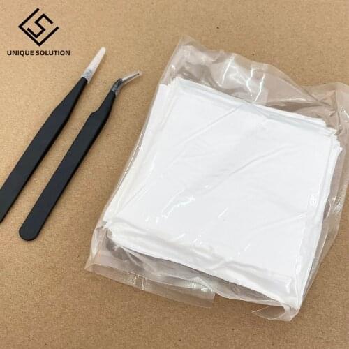 Phone Screen Cleaning Cloth Dust-free Film White Wiping Cloth 10cm*10cm