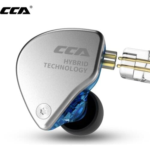 CCA CA4 1BA 1DD Headset Earbud Hybrid In Ear Earphone HIFI Monitor Running Sport Earphone With 2PIN Cable CCA C12 CA16 ZSX ZSTX