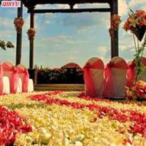 2021 Simulation Rose Petals Fake Petals Wedding Birthday Creative Props Wedding Room And Bed Atmosphere Layout Supplies 5z