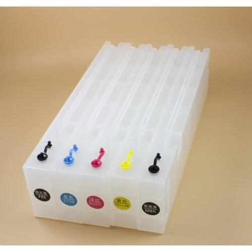 1000ml T6941-T6945 Empty Refillable Ink Cartridge For Epson Surecolor T3200 T5200 T7200 T3270 T5270 T7270 With Chip