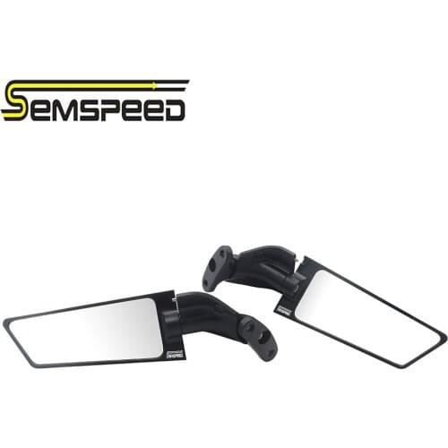 Modified Motorcycle Rearview Mirror Wind Wing Adjustable Rotating Side Mirrors For KAWASAKI Ninja ZX14 2006-2011 ZX14R 2012-2014