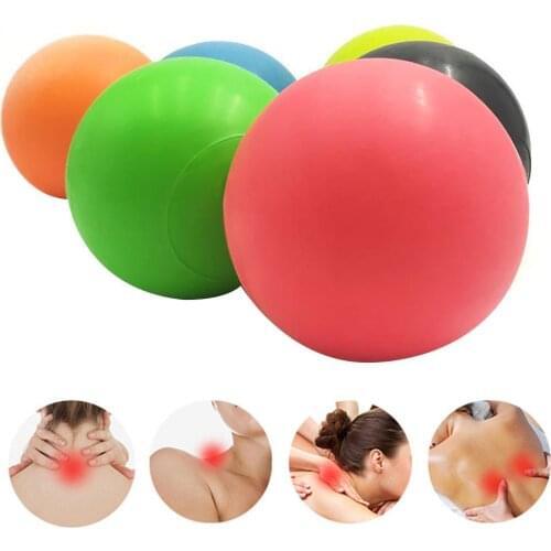 63mm TPE Fascia Ball Muscle Relaxation Exercise Sports Fitness Yoga Massage Ball Trigger Point Stress Pain Relief