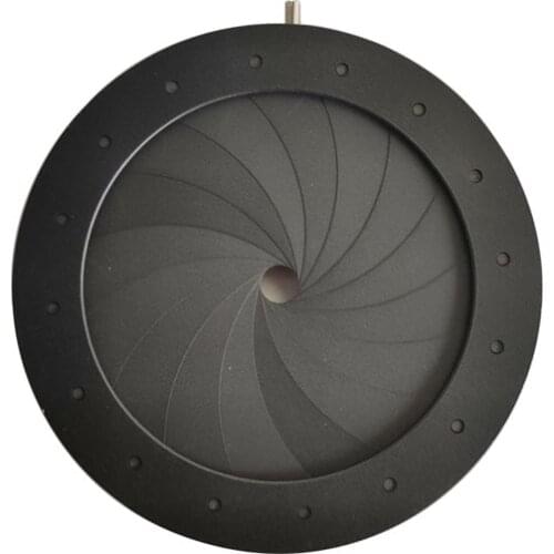 1 PCS Adjustable Aperture 1-12mm Mechanical Iris Camera Microscope Optical Module Diaphragm