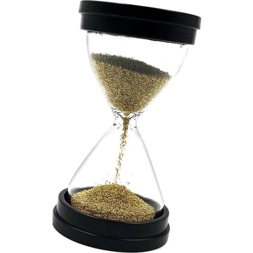 MagiDeal 30 Seconds Clear Sand Timer Hourglass Clock Kitchen Cooking Eggs Yoga Kids Games -Gold Sands