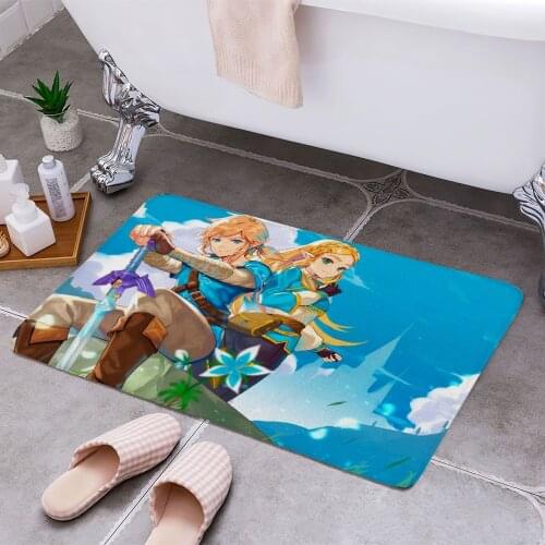 Link H Anti-slip Doormat Vacuuming Water Absorbing Kitchen Bedroon Bath Floor Mats Home Entrance Home Decora