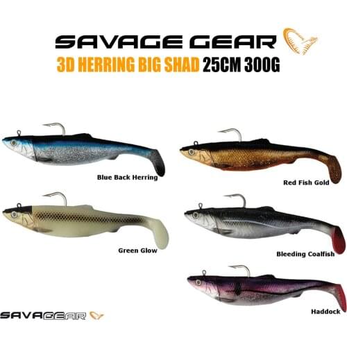 Savage Gear 3D Herring Big Shad 25cm 300g High Quality Soft Bait