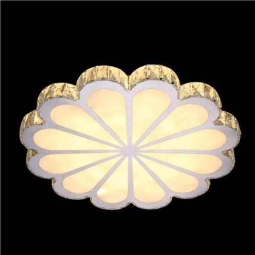 Modern minimalist flower-shaped crystal ceiling lamp led living room dining room crystal lamp bedroom crystal ceiling lamp lamps