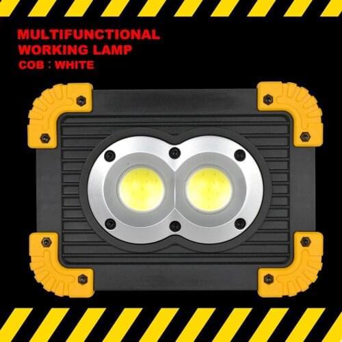 LED warning light tent light portable work light COB spotlight USB charging searchlight for outdoor camping repair