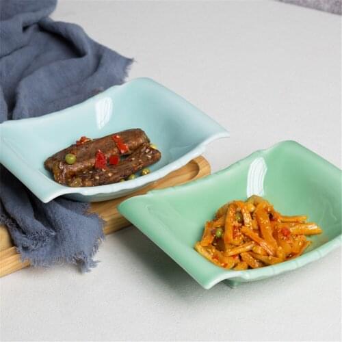 Fruit Plate Sauce Seasoning Dish 1PC Small Bowl Porcelain Dinnerware Celadons Tableware Dishwasher and Microwave Safe