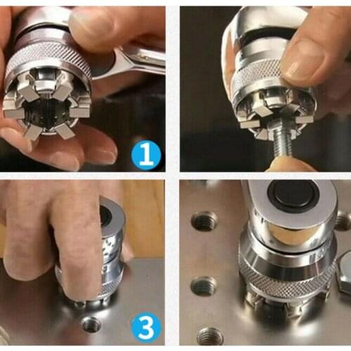 Universal Sleeve Adaptive Wrench, All-Fitting Multi Drill Attachment Universal Socket,3/8 Inch Drive Wrench Repair Tools