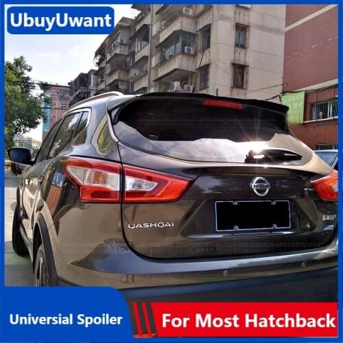 UBUYUWANT Rear Roof Lip Spoiler For Nissan Qashqai 2014-2019 Hatchback Universal Spoiler ABS Plastic Tail Wing For Juke Tiida A3