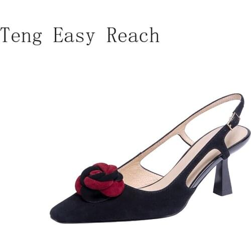 Women High Heel Sandals Real Leather Band Women Summer Shoes Fashion Sexy Wedding Shoes Women Footwear Size 34-39