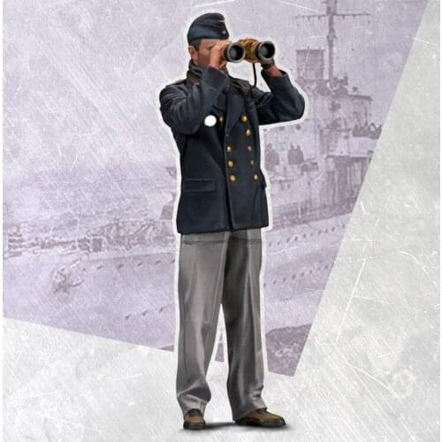 1/35 WARRANT OFFICER 1, Resin Model figure Soldier GK, World War II military theme, Unassembled and unpainted kit