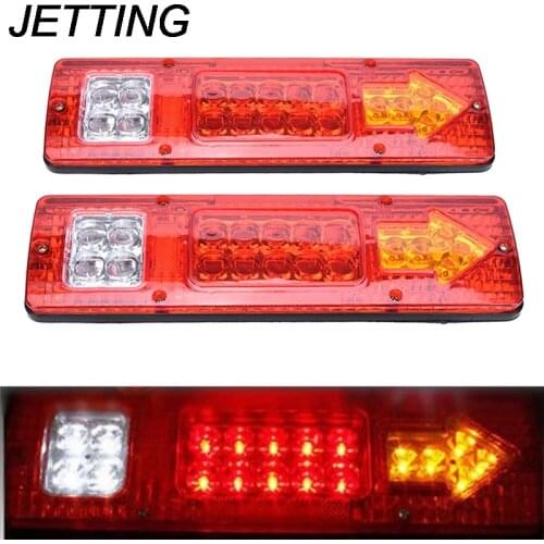 1PC Car Truck Trailer Stop Rear Reverse Turn Indicator Lamp 12V 19 LED Tail Light High Quality New Arrival