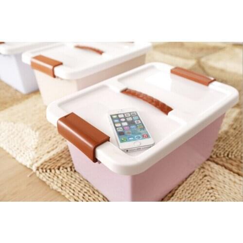 1PC Multifunction Thicken Plastic Home Stationery Laundry Basket Baby Toys Storage Bag Fold Picnic Pouch Storage Box JG 0704