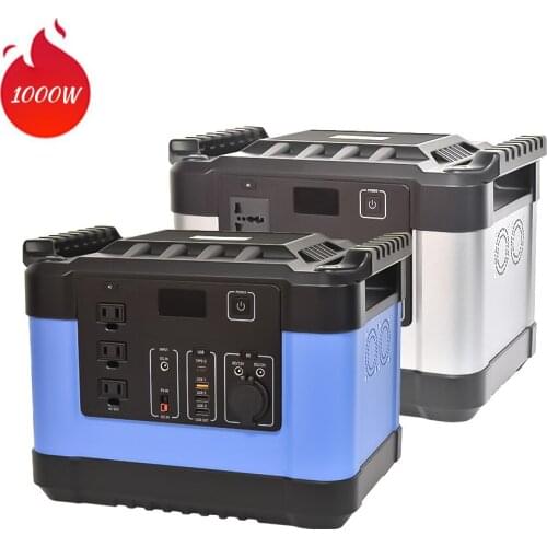 100v 230v 1000wh multi function emergency storage rechargeable power supply for car fridges