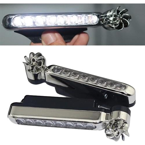2Pcs Universal Wind Powered LED Driving Fog Decor Lamp DRL Daytime Running Light 2020