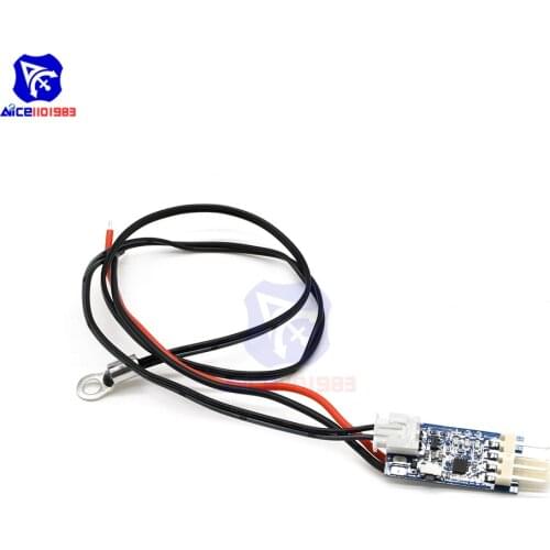 Diymore DC 5V/12V 4 Wire PWM Computer CPU Fan Temperature Speed Controller Module 40cm Ring/10cm Dot Temperature Sensor Probe