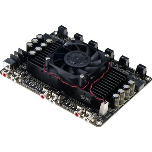 6x100W 6-channel TDA7498 fever class D class vehicle high-power DC36V 5.1 power amplifier board