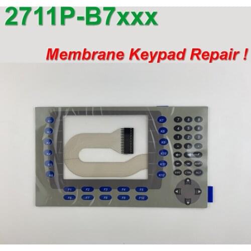 ALLEN BRADLEY 2711P-B7 PANELVIEW PLUS 700 MEMBRANE OVERLAY KEYPAD 2711P-B7C K7M, HAVE IN STOCK