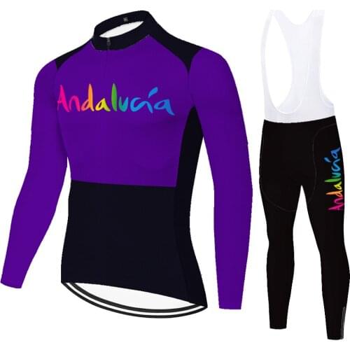 Andalucia Summer Spirng Ropa Jersey Maillot Kit Masculino Equipacion Uniforme Ciclismo Hombre Mallot Ciclismo Hombre Verano
