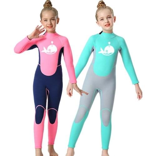 Wetsuits Kids Boys Girlsand Youth 2.5mm Neoprene Surfing Swimming Full Suits Keep Warm Back Zip for Water Sports
