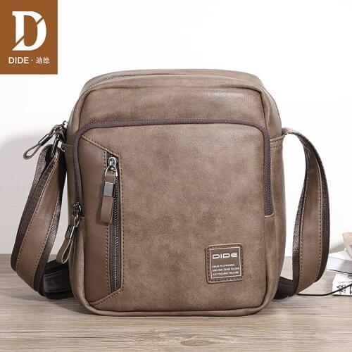 DIDE handbags 2018 Fashion Mini Bag Men Leather Crossbody Bags for Men Messenger Shoulder Bags designer high quality