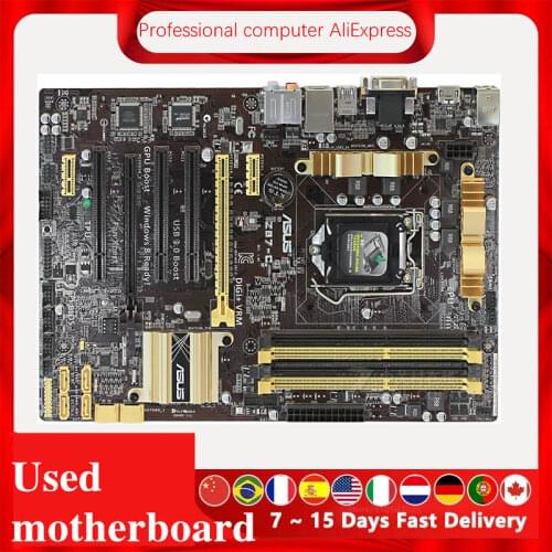 For Asus Z87-C Desktop Motherboard Z87 Z87M LGA 1150 For Core i7 i5 i3 DDR3 SATA3 USB3.0 Original Used Mainboard