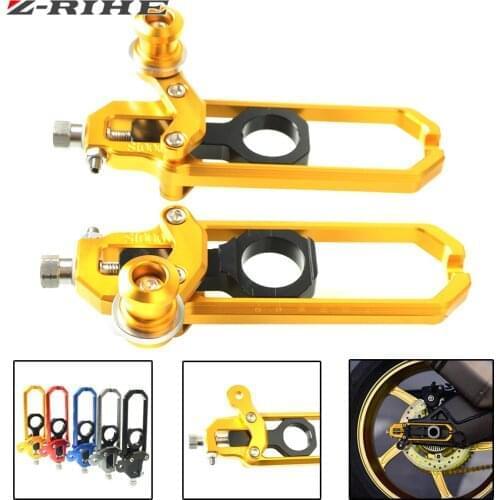 For BMW S1000RR 2009 2010 2011 2012 2013 2014 2015 2016 CNC Aluminum Left & Right Chain Adjusters with Spool Tensioners Catena