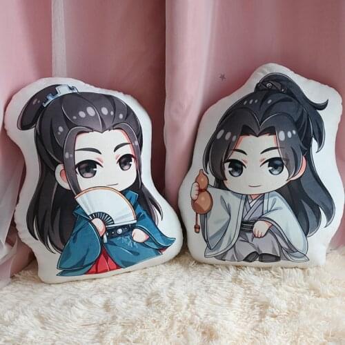 Anime WORD OF HONOR Zhou Zishu Wen Kexing Ancient Style Double Sided Pattern Plush Stuffed Throw Pillow Cartoon Cushion Toy
