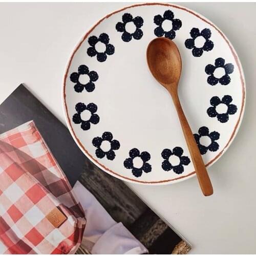 Vintage Ceramic Plate Ceramic Dessert Plate Sets Plates Tableware for Serving Dinner Plates Set Sushi Dish