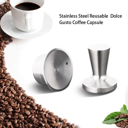 Refillable Porte Dolce Gusto Capsule New Nescafe Dolce Gusto Capsule Refill Stainless Steel Reusable Dolce Gusto Coffee Capsula