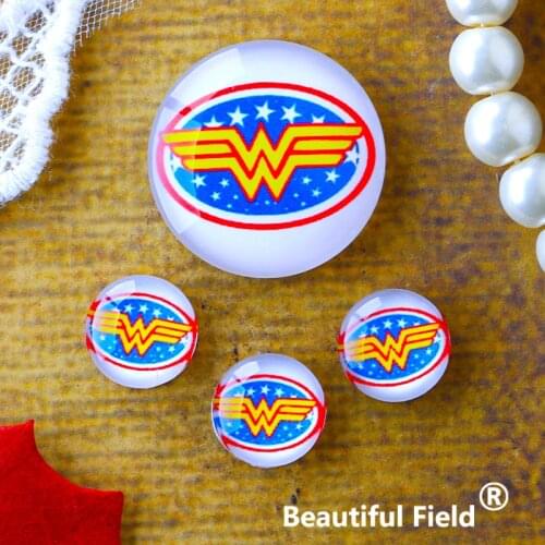 12mm 25mm 14mm 16mm 18mm 20mm Photo Glass Cabochons Round Cameo Set Handmade Settings Stone Hero ASD200