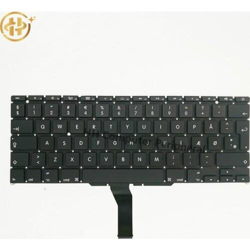 Brand New Keyboard Danish DK For Macbook Air 11'' A1370 A1465 Danish DK Keyboard Layout Keyboards 2011 2012 2013 2014 2015 Years