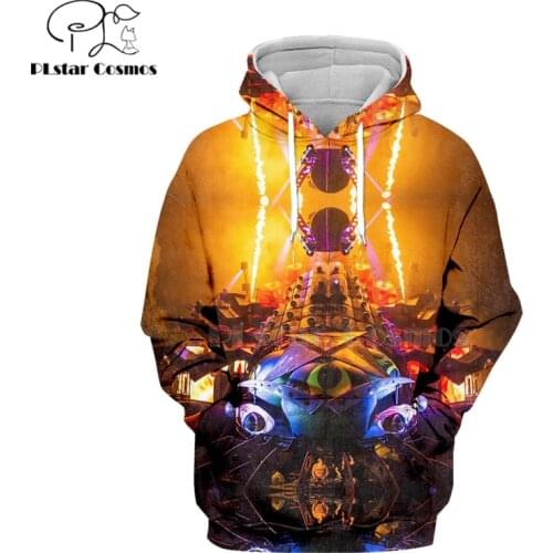 PLstar Cosmos hip hop Electronic dance music 3d hoodies/Sweatshirt Winter autumn Harajuku Long sleeve streetwear