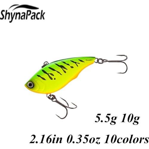 1Pcs VIB Lure Hard Sinking Baits 5.5Cm10G Artificial Wobbler Crankbait Jigs Trout Winter Fishing Hard Baits Tackle Pesca