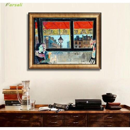 Retro Nostalgia Abstract oil paintings Wall Art Nude posters And Prints Fashion Canvas Painting For Living Room Home Decor