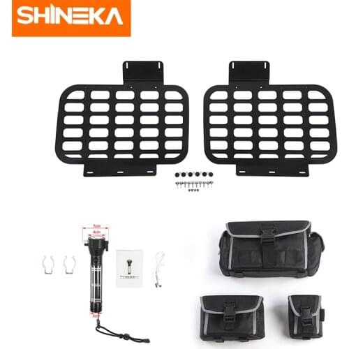 SHINEKA Rear Racks For Suzuki Jimny JB74 Car Trunk Shelf Storage Bracket Luggage Racks Accessories For Suzuki Jimny 2019-2021