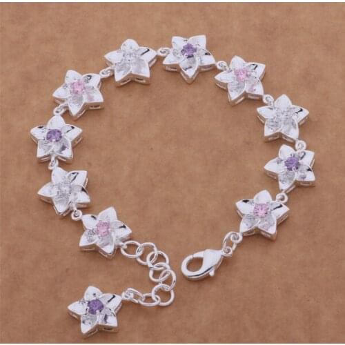 SL-AH048 Wholesale Silver Color Gift Women Lady Nice High Quality Fashion Jewelry All The Stars /bdkajura Acjaitqa
