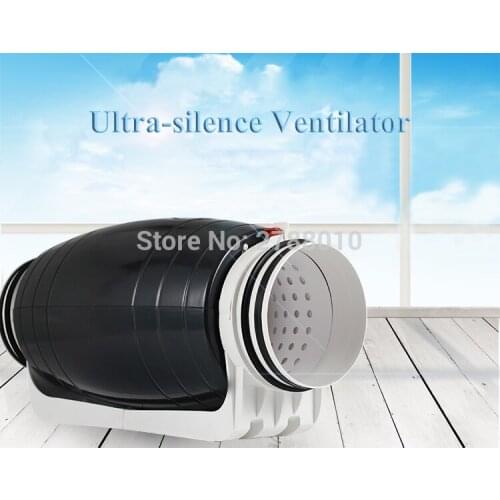 Silence Pipeline Blower Commercial Air Exchange Fan Hotel Ventilation Device Ventilating Exhaust Extractor Fan HDD150P