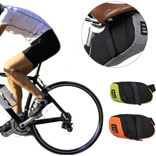 2021 Mini Bike Saddle Seat Bag Bike Cycling Waterproof Storage Saddle Bags Cycling Seat Tail Rear Pouch Bag Bicycle Accessories