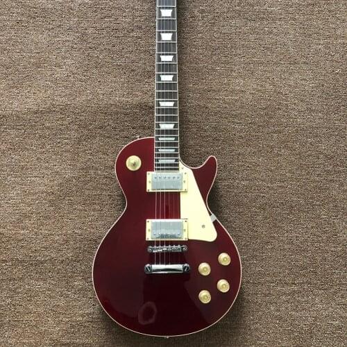 High Quality Electric Guitar,Rosewood Fingerboard,Chrome Hardware,Wine Red,Free Shipping