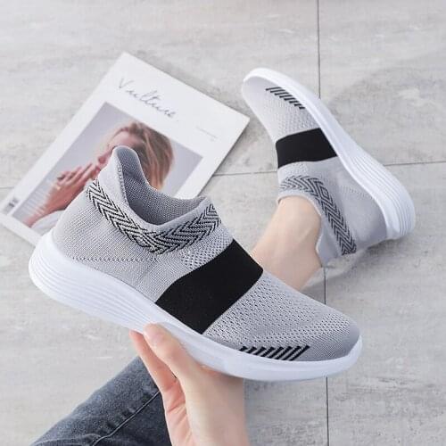 Women Sneakers Fashion Socks Shoes Casual White Sneakers Summer knitted Vulcanized Shoes Women Trainers Tenis Feminino r5