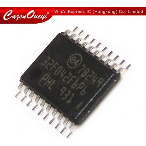 1pcs/lot STM32F042F6P6 IC MCU 32BIT 16KB FLASH 20TSSOP 32F042 STM32F042 TSSOP-20 best quality In Stock