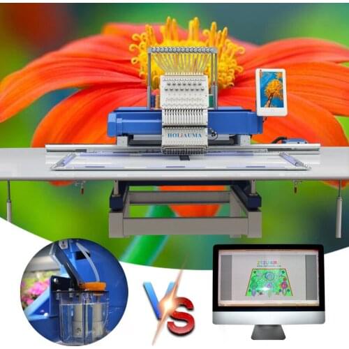 10 Years Service!!!Cheap Cost Swf Brother Pe800 Similar Computer Embroidery Machine 1 Head 15 Needles Multi Function 500*1200mm