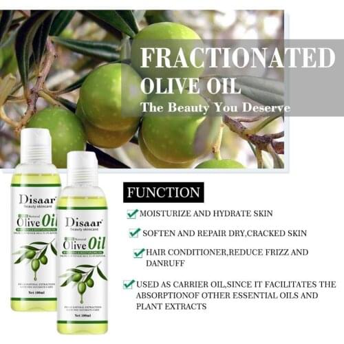 100ml Disaar Massage Essential Oil SPA Relaxing Body Natural Olive Oil Moisturizing Almond Argan Care Shea Skin Extract Oil D3X7